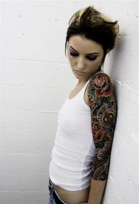 STUNNING SLEEVE TATTOO INSPIRATIONS FOR WOMEN Godfather Style