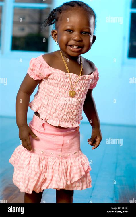 Black African Baby Girl Stock Photo Alamy