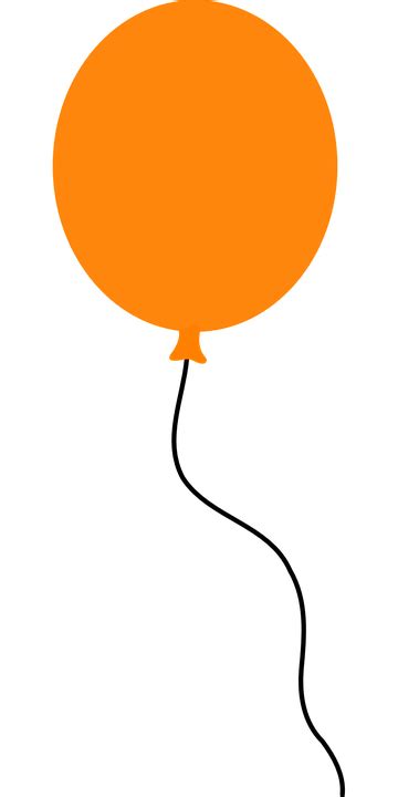 Download Balloon Floating Orange Royalty Free Vector Graphic Pixabay