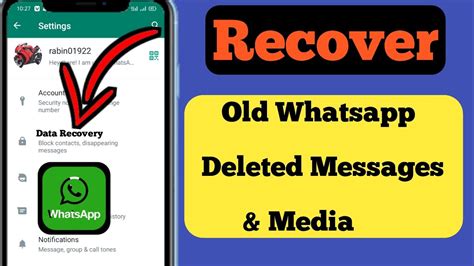 How To Recover Old Whatsapp Deleted Messages And Media 2023 Ll Restore