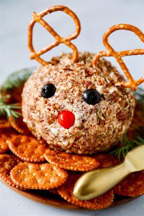 Rudolph Cheese Ball Recipe Recipe Christmas Recipes Appetizers