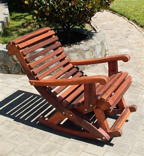 Sober wooden rocking chair, tobacco brownthis traditional looking rocking chair is a perfect to rest on and having a cup of. Ensenada Wooden Rocking Chair