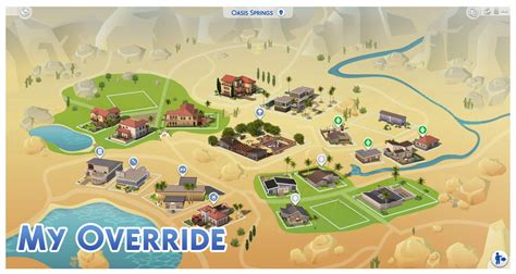 My Sims 4 Blog Oasis Springs Map Override By Menaceman44