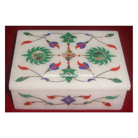 Antique Marble Inlay Jewelry Box Rectangular At Rs 450inch In