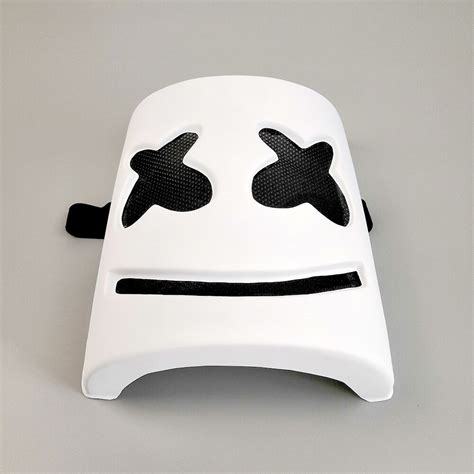Marshmello Mask Marshmello Helmet Dj Costume Head Marshmallow Latex Pvc