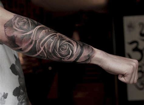 Rose Tattoo On Lower Arm Creativefan