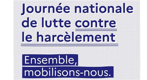 Novembre Journ E Nationale De Lutte Contre Le Harc Lement