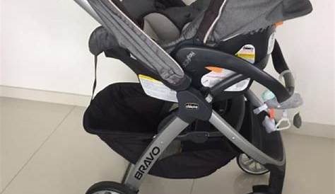 Chicco bravo travel system. Stroller + car seat + isofix base, Babies