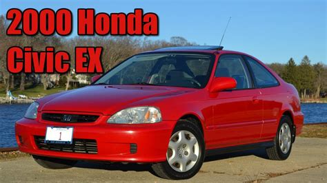 2000 Honda Civic Ex Coupe Milano Red Highlights No Muffler Sound Vids
