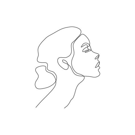 Human Face Outline Illustrations Royalty Free Vector Graphics And Clip