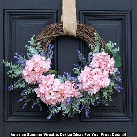 Amazing Summer Wreaths Design Ideas For Your Front Door Homyhomee