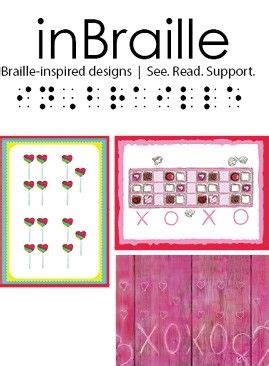 I will also include a card with the braille alphabet, along with your phrase spelled. Pin on Crafts For Blind or Visually Impaired