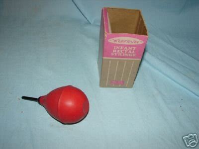 Vintage Infant Rectal Syringe W Box