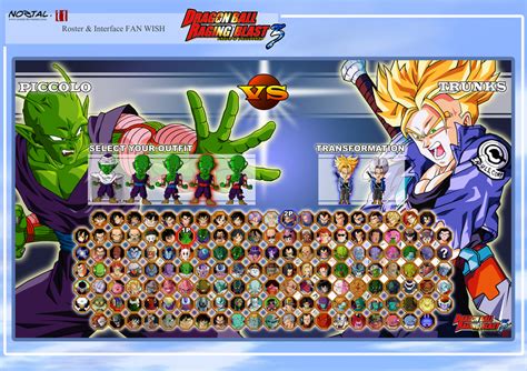 Raging blast 2 is set in the world of dragon ball z, one of the most popular japanese animes ever created. Image - Dragon Ball Raging Blast 3 Roster.png | Dragon ...