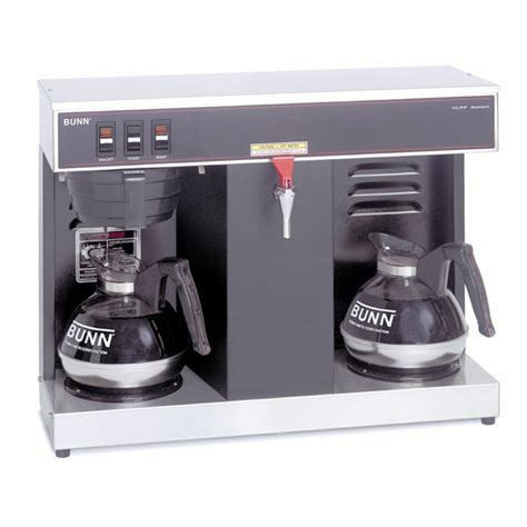 Sprayhead #01082.0000 should be used to properly wet the bed of ground coffee in the funnel. Bunn VLPF 12-Cup Automatic Commercial Coffee Brewer with 2 ...