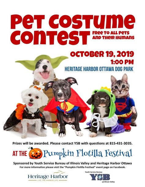 Pet Costume Contest Pumpkin Flotilla Event ~ Ottawa Illinois Pick