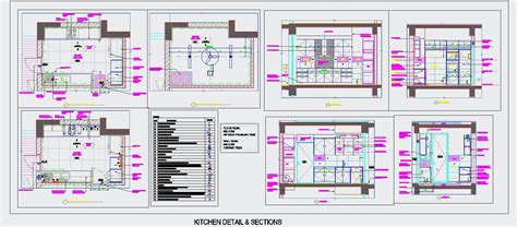 Modular Kitchen Design Detail - Autocad DWG | Plan n Design