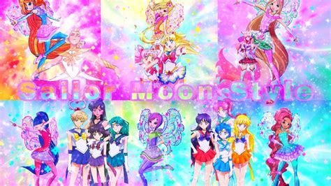 Sailor Moon Eternal Winx Club She Ra And Ahri Transformations Sailor Moon Style Magical Girl
