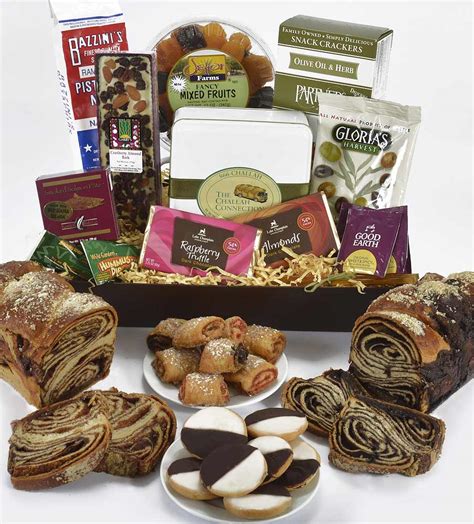 Jewish T Baskets Deluxe Sweet And Savory Kosher T Basket
