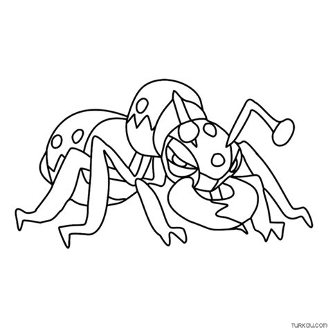 Pokemon Durant Easy Coloring Page Turkau