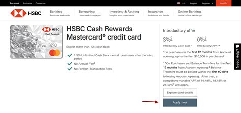 Credit card tailor made for students. www.us.hsbc.com/cashrewards - HSBC Cash Rewards Mastercard ...