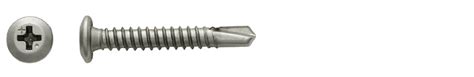 Wafer Head Mrx® Stainless Steel Self Drilling Screws Tri Fixx