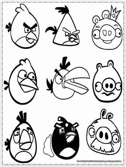 Angry Birds Coloring Pages Wars Star Printable