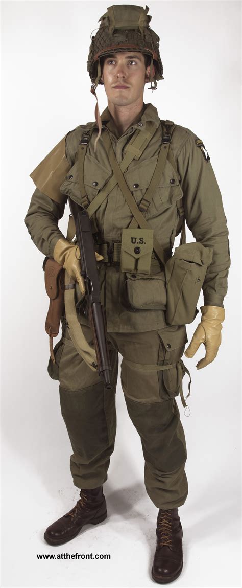 Usww2 Wwii Solider M42 Military Paratrooper Uniform Combat American