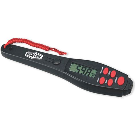 Man Law 6 Inch Digital Instant Read Probe Thermometer Bbqguys
