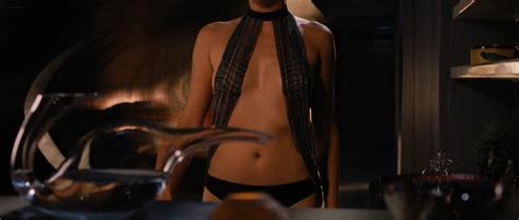 Charlize Theron Hot Sexy And Briefly Nude Side Boob In Aeon Flux