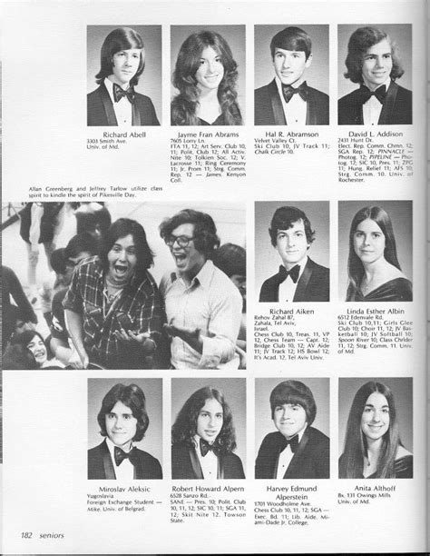 Yearbook Pictures 1972