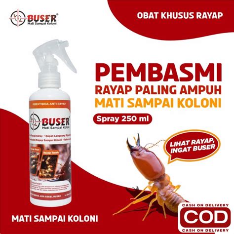 Jual Obat Anti Rayap Semprot 250ml Pembasmi Rayap Paling Ampuh Membasmi Rayap Racun Rayap Obat