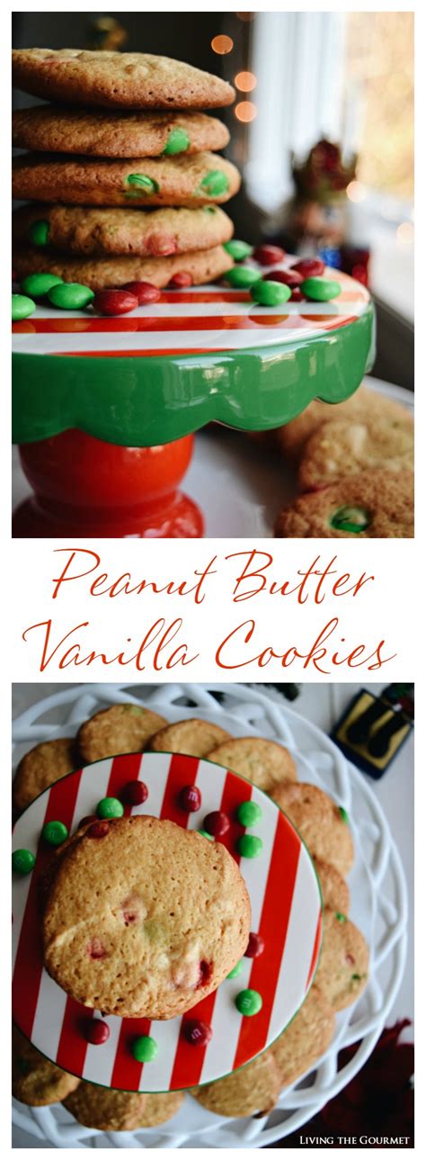 Peanut Butter Vanilla Cookies Living The Gourmet