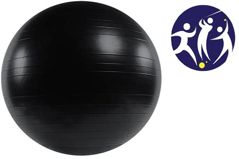 Black Exercise Ball 85cm Michael Walsh Physio