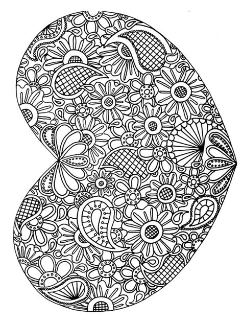 Mandela hart kleurplaat / ornament hart met mandala | gratis vector. kleurplaat hart mandala voor volwassenen | Leukekleurplaten.nl