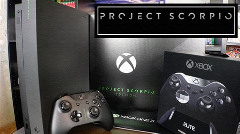 Xbox One X Project Scorpio Edition Unboxing Youtube