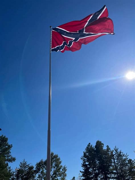 largest confederate flag raising sons of confederate veterans secession camp 4