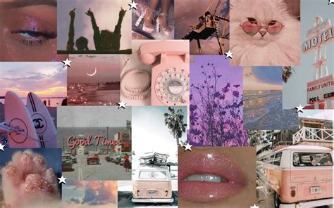 You can also upload and share your favorite aesthetic laptop wallpapers. Aesthetic Screensaver Collage Pink in 2020 | Screen savers ...