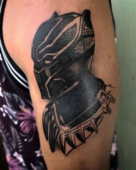 Black Panther 3d Tattoo Pantera Panteras Realista Tatoo Preta Tiger