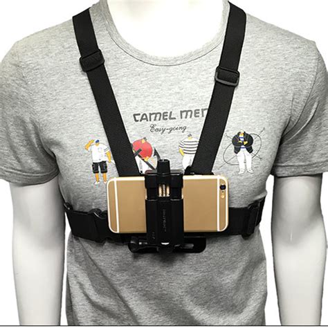 Chest Body Harness Mount Strap Cellphone Holder Bracket Mobile Phone