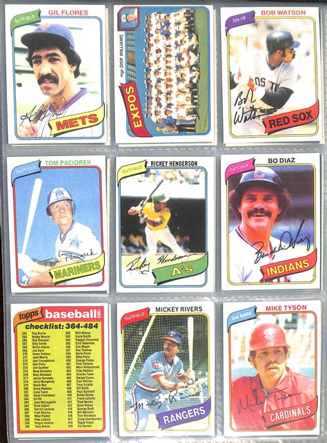 Check spelling or type a new query. Lot Detail - 1980 & 1981 Topps Complete Baseball Card Sets ...