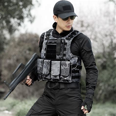 Mens Military Tactical Hunting Vest Combat Armor Vest