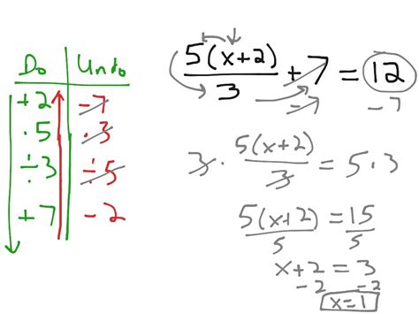 Pa 5 0 Solving With Inverse Operations Math Algebra Solving