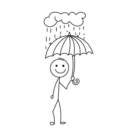 Funny Stick Figure Hand Drawn Style For Print 38104999 Vector Art At