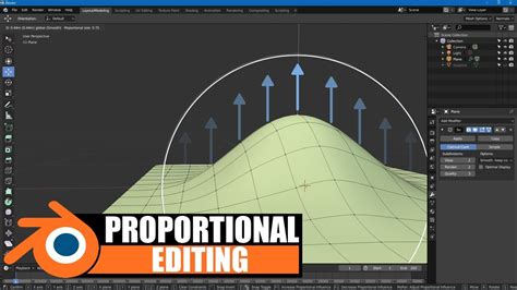 Blender Proportional Editing Tutorial Youtube