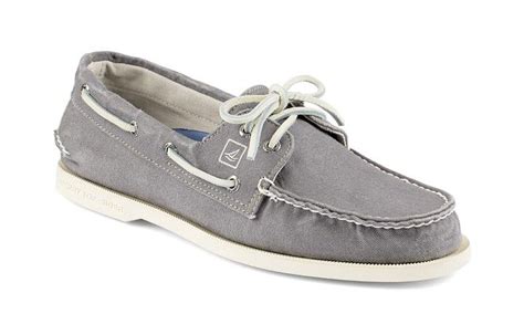 Sperry Original Authentic Boat Shoe Size 10 Grey Boat Shoes Mens