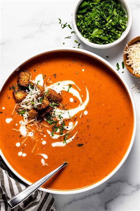 Easy Creamy Vegan Tomato Soup Recipe Midwest Foodie