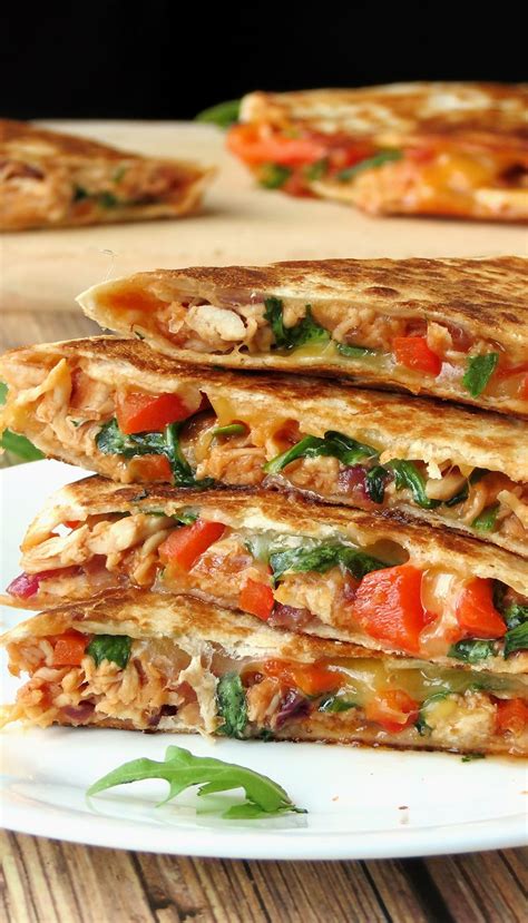 Add chicken and cook and turn occasionally until fully cooked through, about 6 minutes. Chicken Quesadillas | Recipes, Mexican food recipes ...