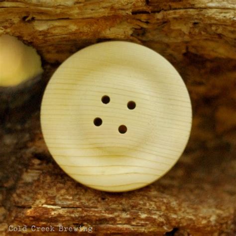 2 Large Wood Buttons 4 Big Wooden Buttons 4 Inch Etsy