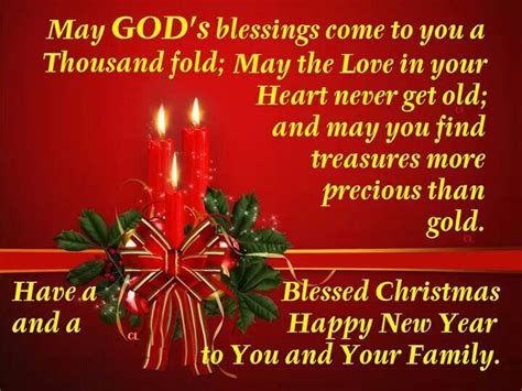 Have a blessed and happy christmas! Blessed Christmas, Happy New Year To You And Your Family ...